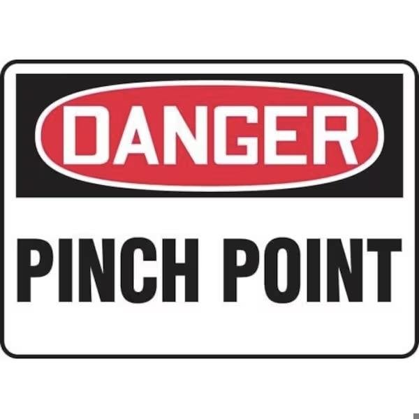 Accuform OSHA DANGER SAFETY SIGN PINCH POINT FRMEQM017XP FRMEQM017XP - main